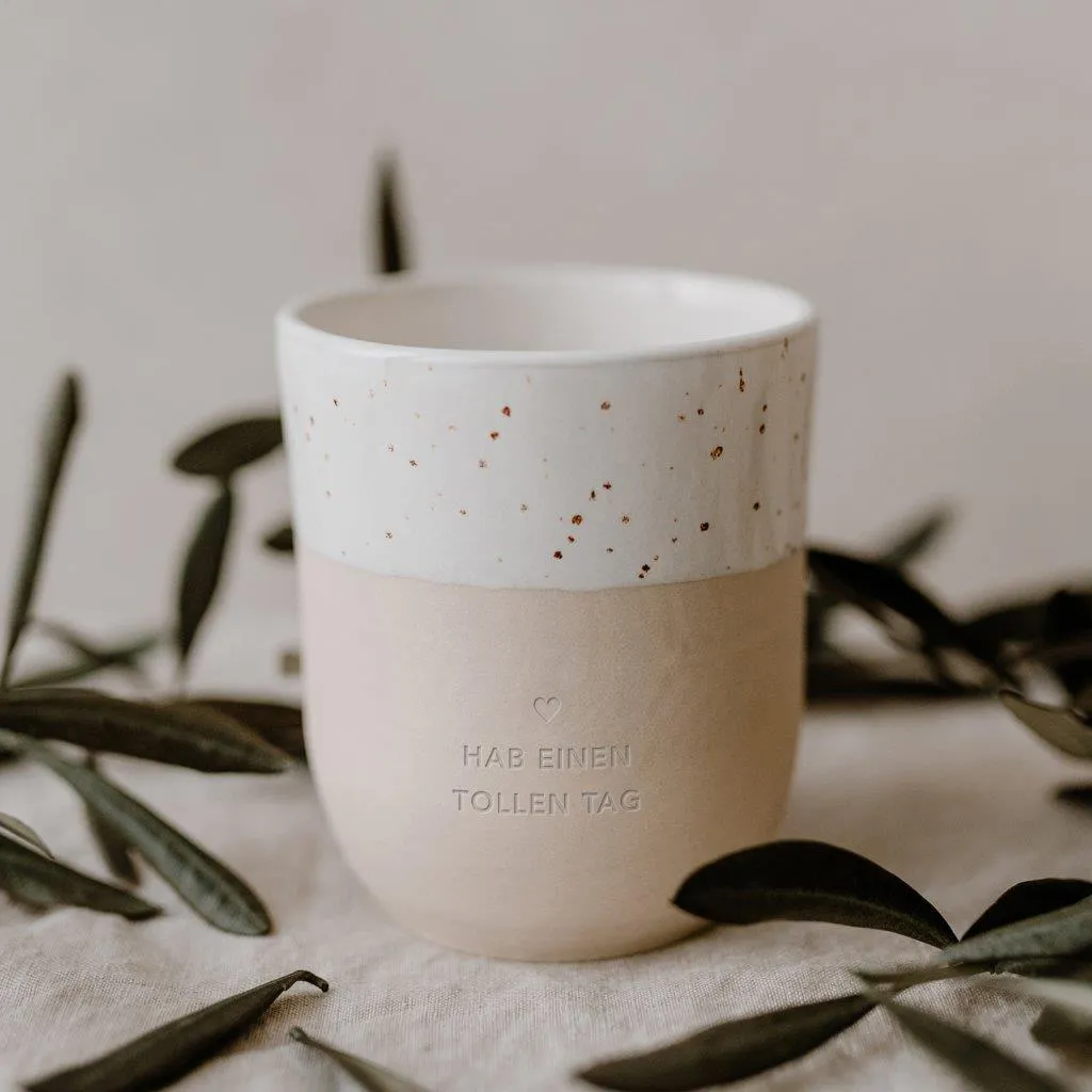 Handgefertigte Tasse von Eulenschnitt